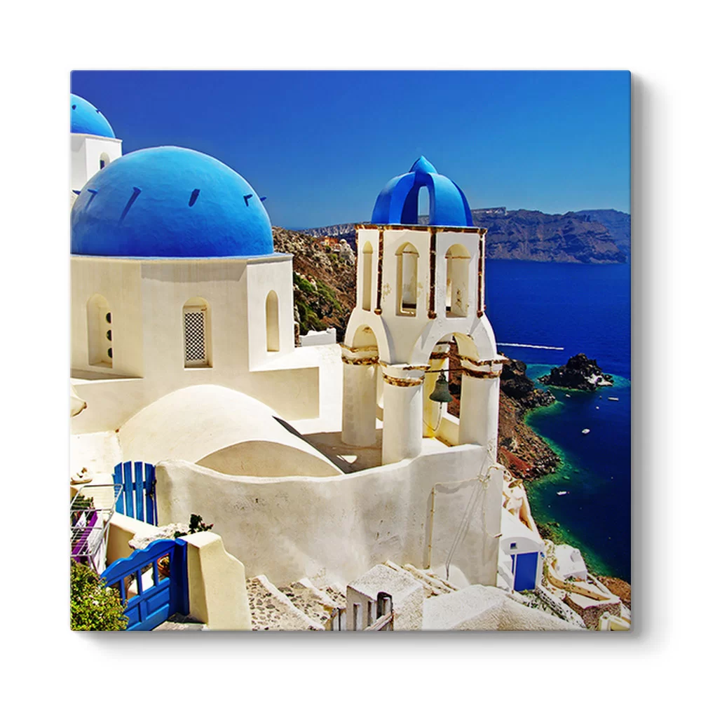 Santorini Yunanistan Tablosu - Model 3
